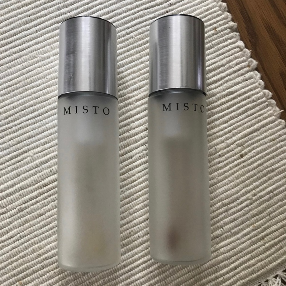 Oil & vinegar spray mister bottle set